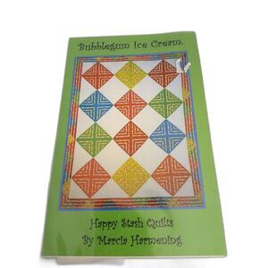 Happy Stash Quilts "Bubblegum Ice Cream" by Marcia Harmening